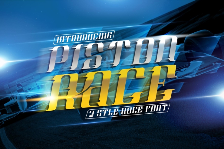 Piston Race Vertion字体 6