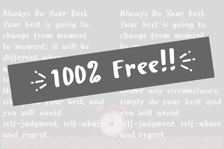 Just a Moment字体 1