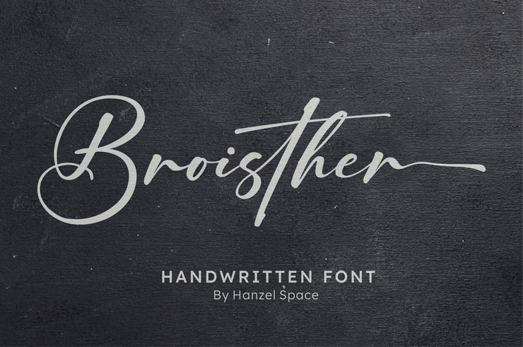 Broisther字体 10