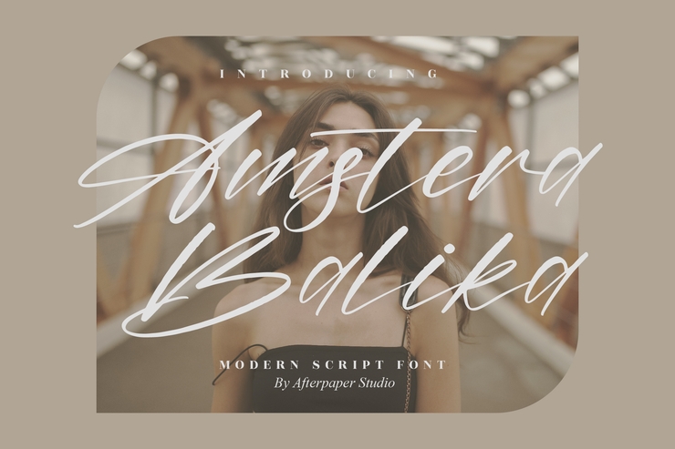 Amstera Balika字体 1
