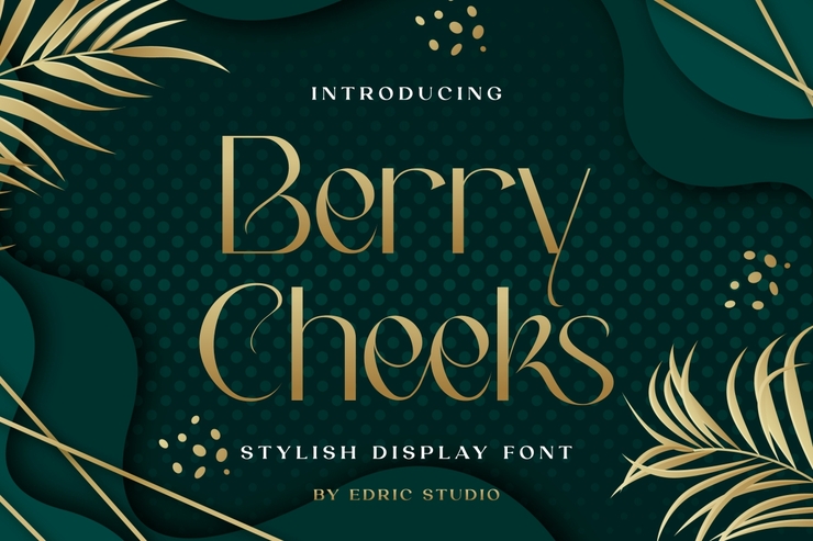 Berry Cheeks字体 4