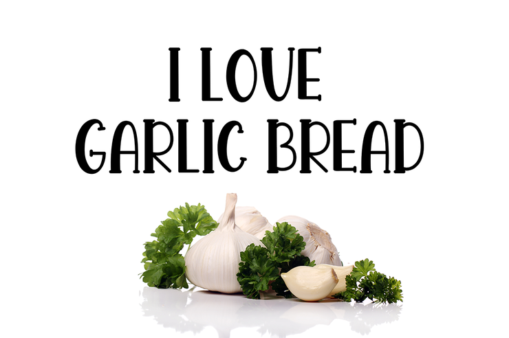 Garlic Bread字体 2