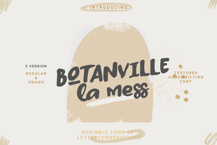 Botanville La Mess字体 2