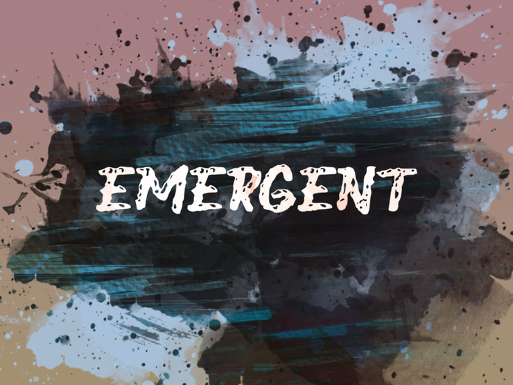 e Emergent字体 1