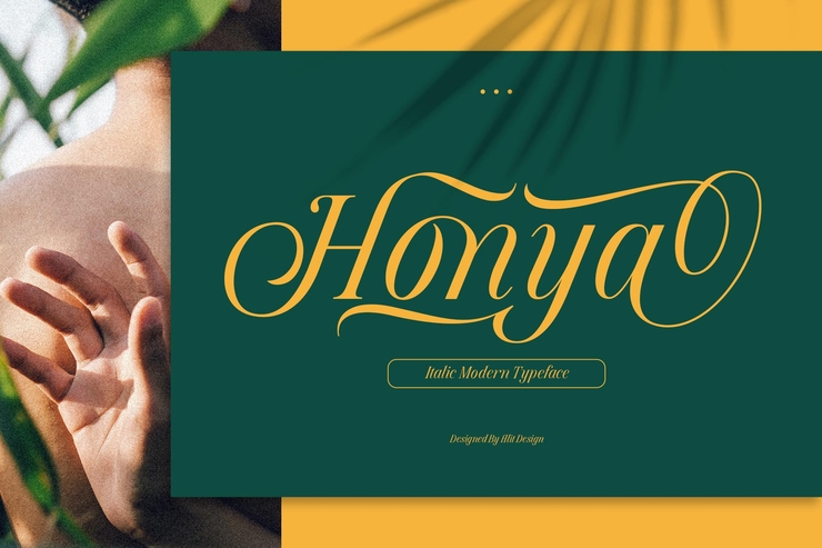 Honya字体 3