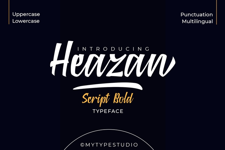 Heazan字体 1