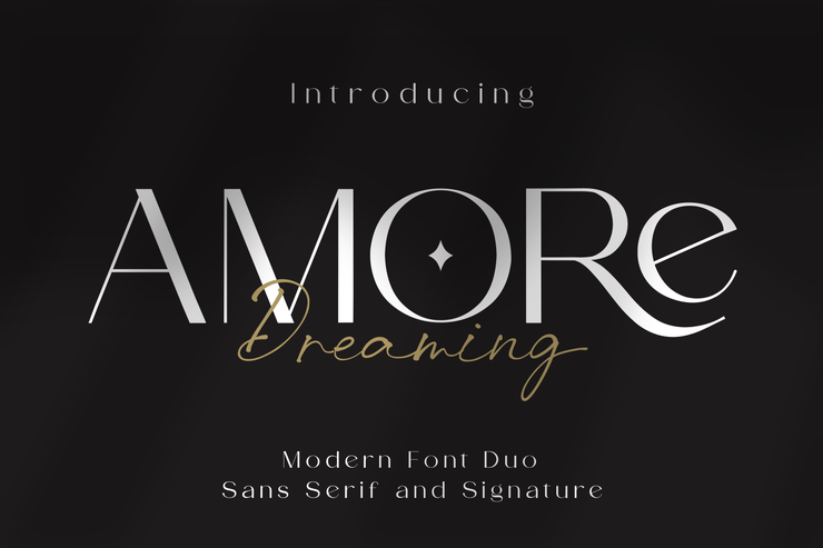 Amore Dreaming Signature字体 5