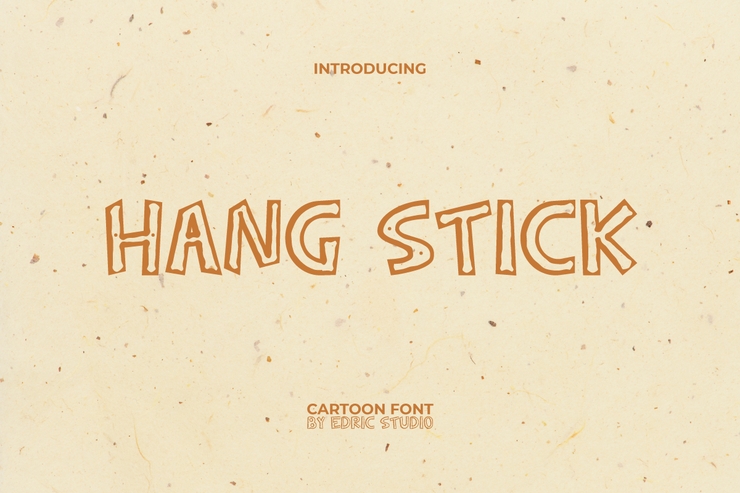 Hang Stick字体 7