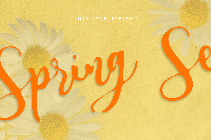 Spring Season字体 6