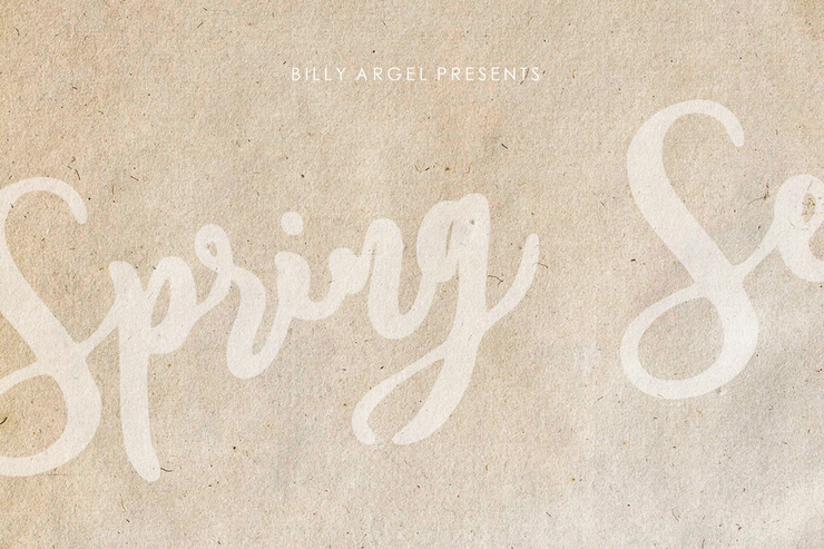 Spring Season字体 8