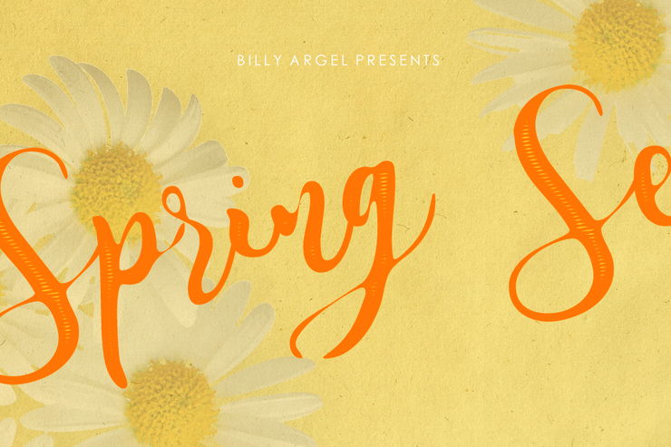 Spring Season字体 9