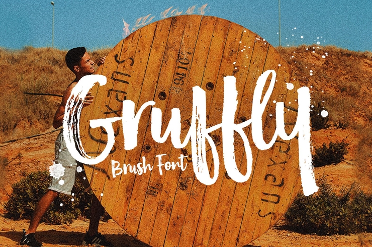 Gruffly字体 3