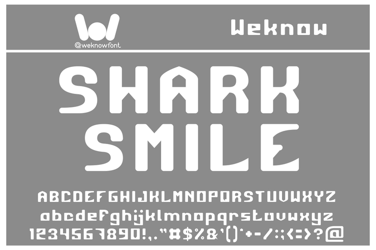 Shark Smile字体 1