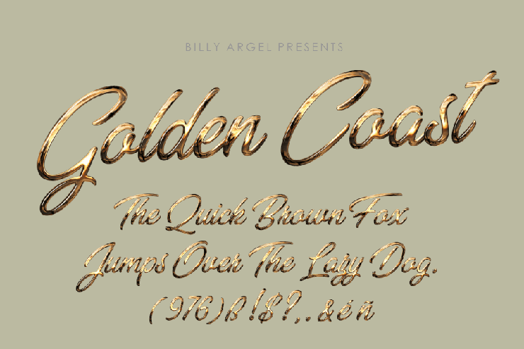 Golden Coast字体 1