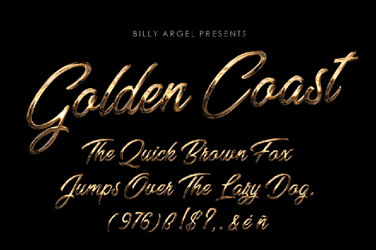 Golden Coast字体 4