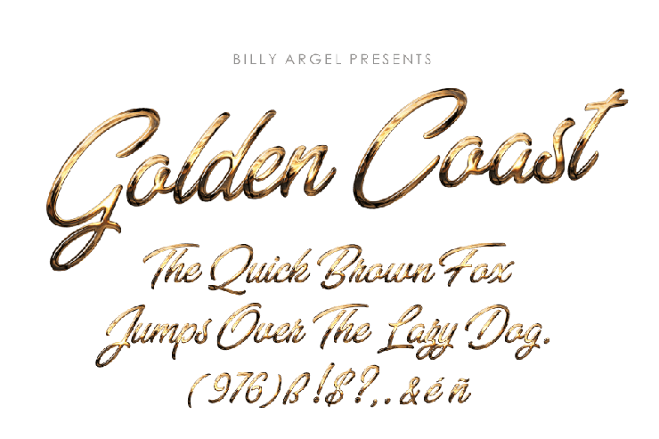 Golden Coast字体 7