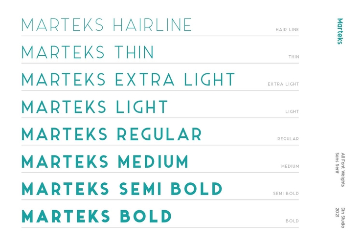 Marteks字体 1
