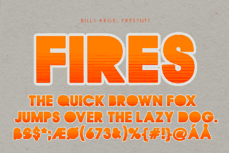 FIRES字体 6