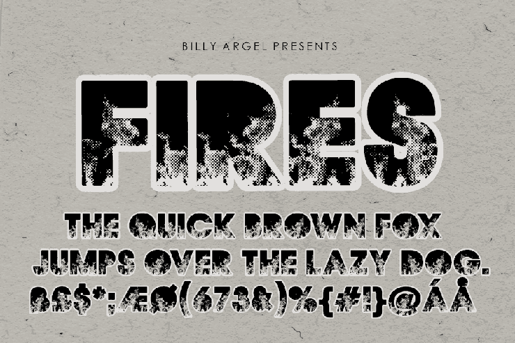 FIRES字体 7