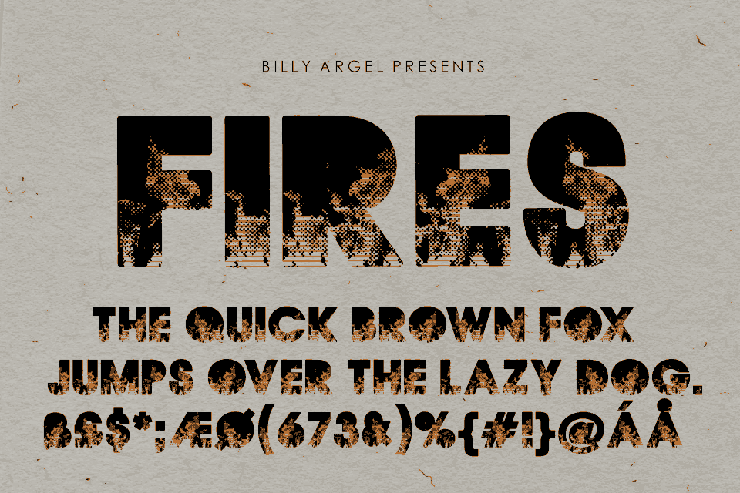FIRES字体 8