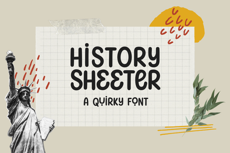 History Sheeter字体 1