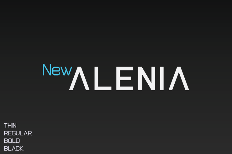New Alenia字体 5