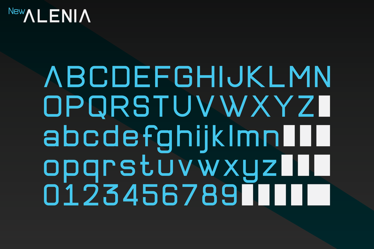 New Alenia字体 8
