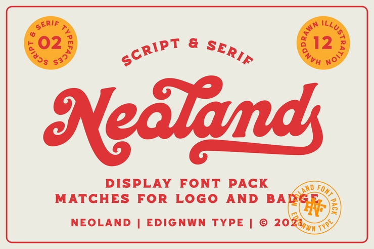Neoland Script字体 1