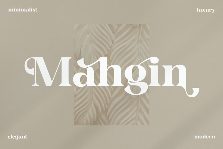 Mahgin字体 6