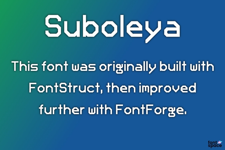 Suboleya字体 1