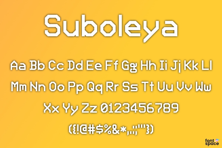Suboleya字体 2