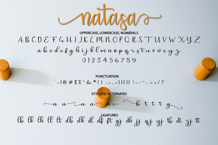 Natasa Script字体 2