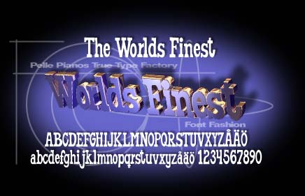 Worlds Finest字体 1