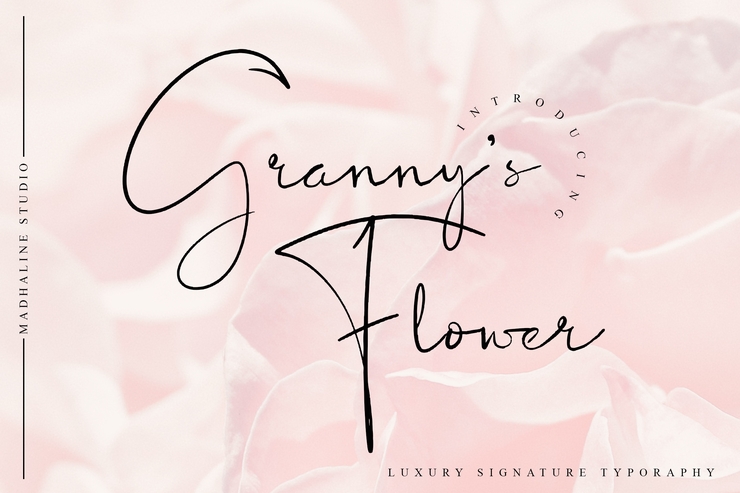 Granny 's Flower字体 6