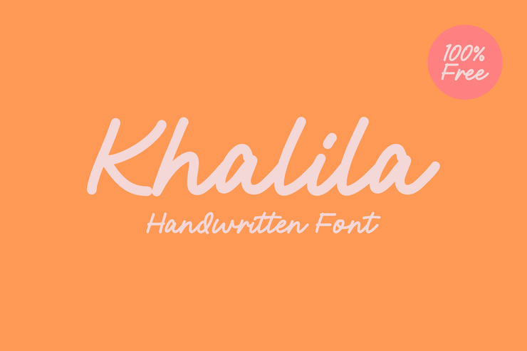 Khalila字体 1