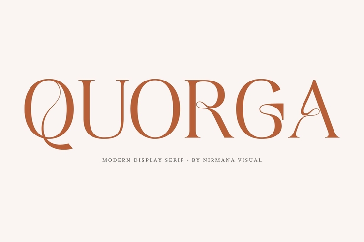Quorga字体 6