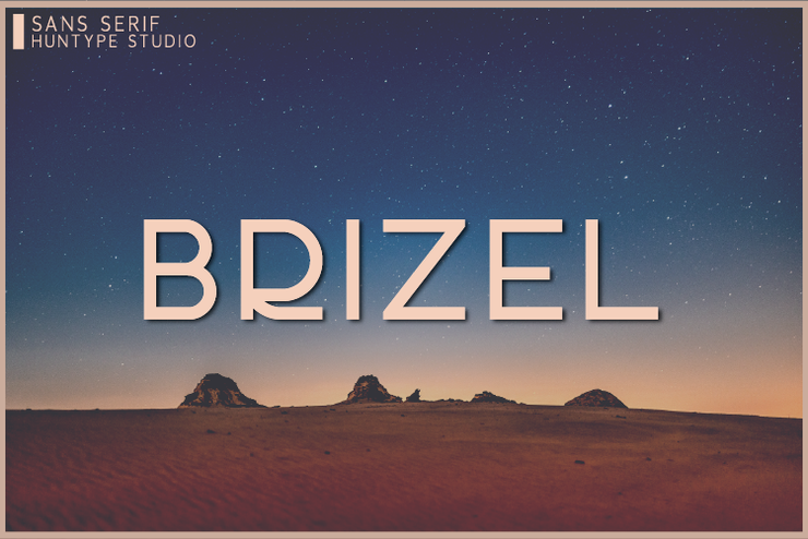 Brizel字体 1