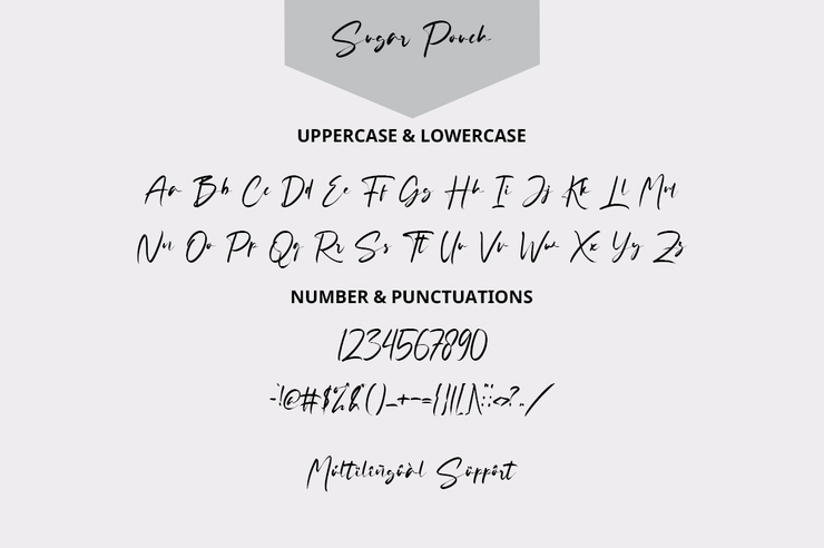 Sugar Pouch字体 10