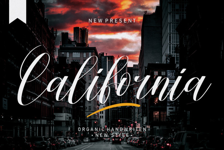 California字体 5