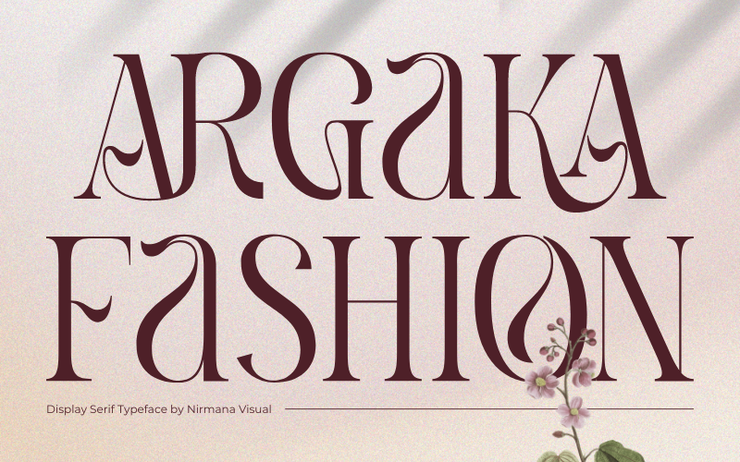 Argaka Fashion字体 6