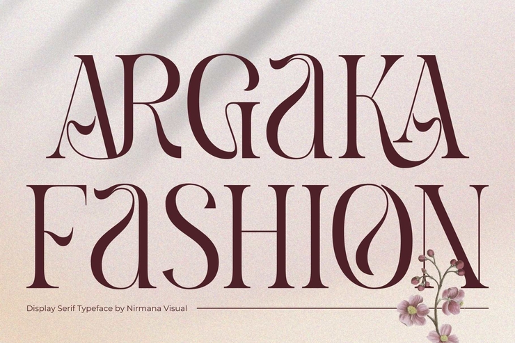 Argaka Fashion字体 10
