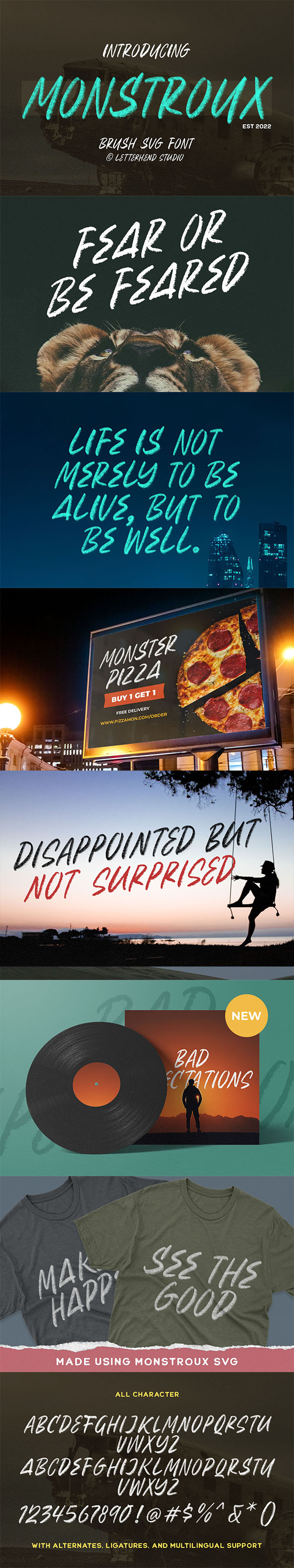 Monstroux SVG字体 1