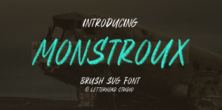 Monstroux SVG字体 2