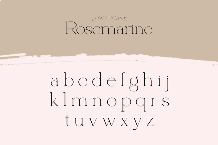 Rosemarine字体 9