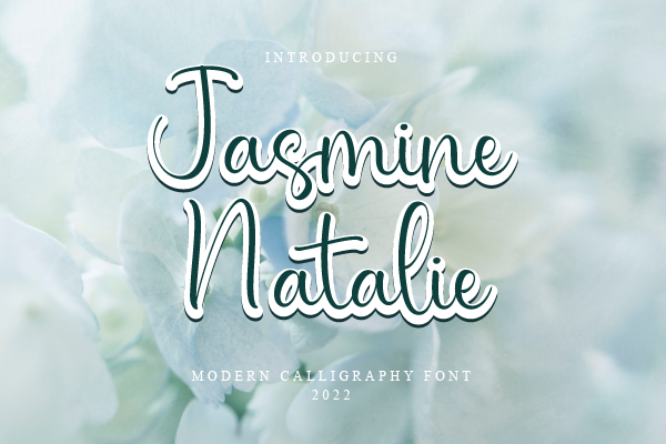 Jasmine Natalie字体 4