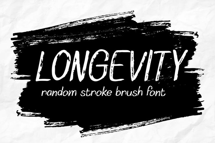 Longevity字体 4