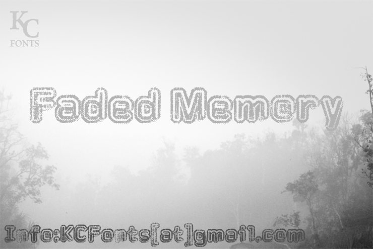 Faded Memory字体 1