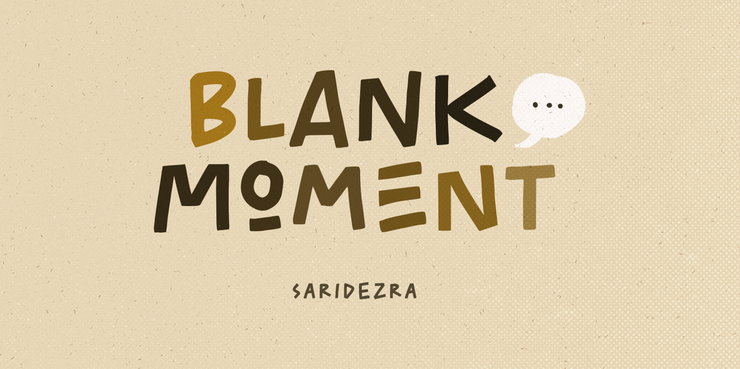 Blank Moment字体 1