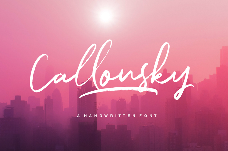 Callonsky Script字体 1