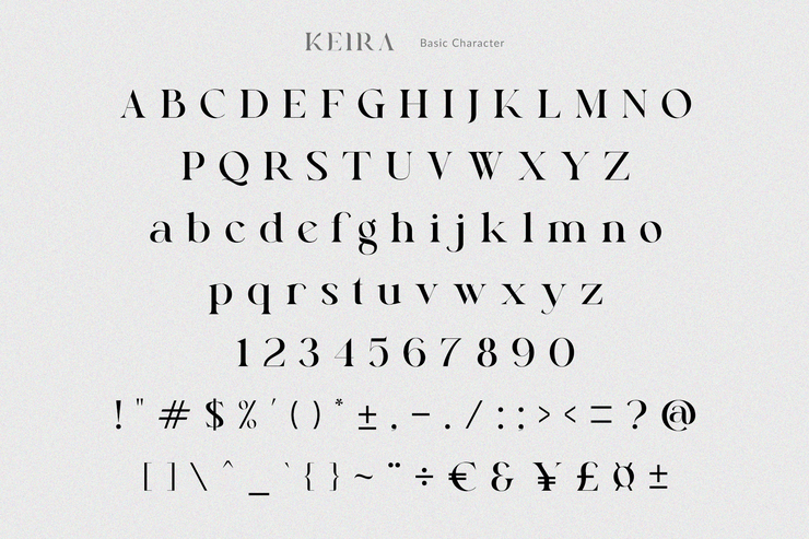 Keira Serif字体 4